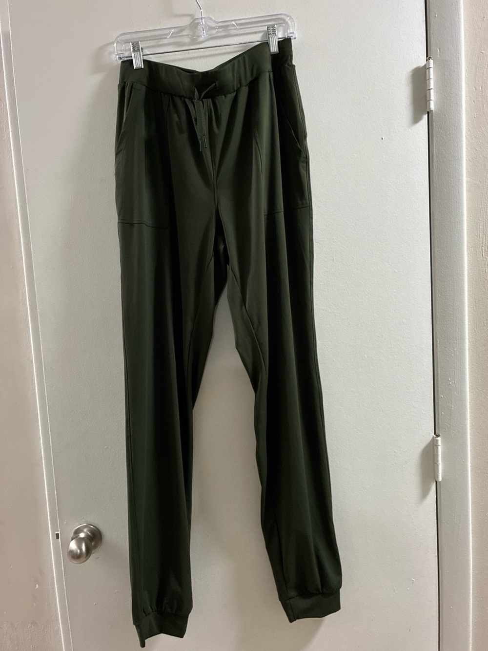 Lemon Olive Green Inseam: 35 inches Track Joggers